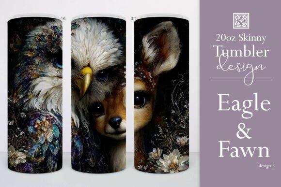 Bald Eagle Deer Tumbler Wrap Review