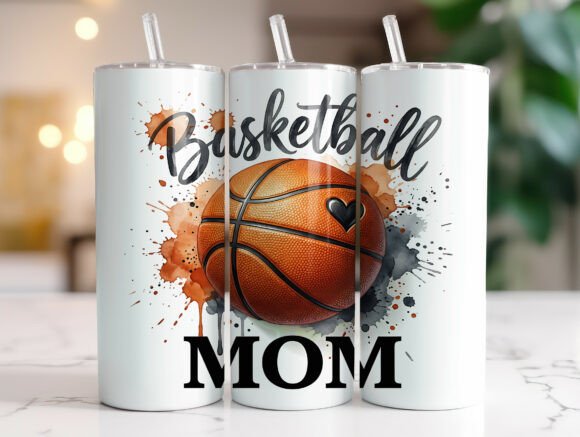 Basketball Mom 20 Oz Tumbler Wrap Design Review