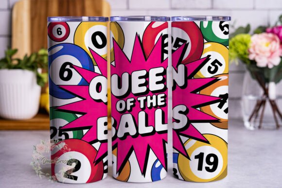 Bingo Queen Balls 20oz Tumbler Wrap Review
