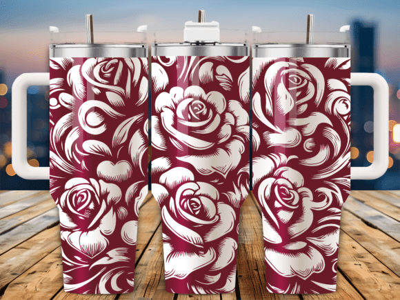 Doodle Heart Sketch Wrap Laser Tumbler Review