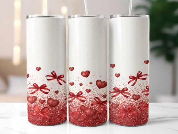 Glitter Valentine Coquette Heart Tumbler Review