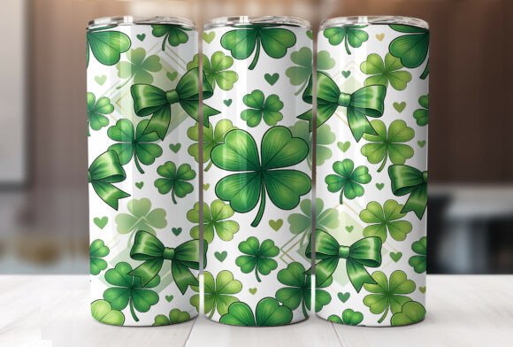 Green Bow Shamrock 20oz Tumbler Wrap Review