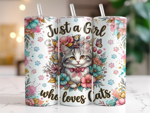 Just a Girl Who Loves Cats Tumbler Wrap Review