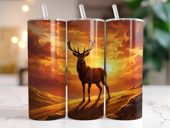 Majestic Deer Sunset Tumbler Sublimation Review
