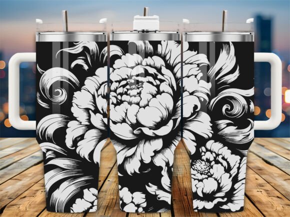 Poppy Flower Field 40oz Tumbler