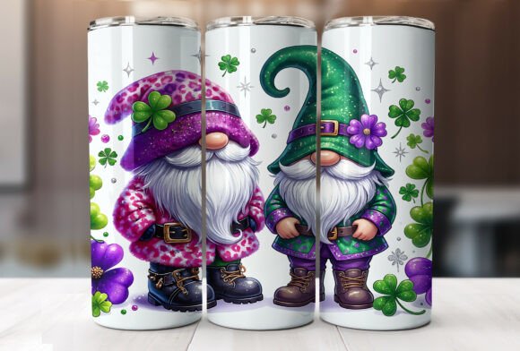 St Patrick's Day Gnome 20oz Tumbler Wrap Review