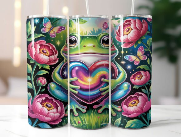 Whimsical Frog Floral Fantasy Tumbler Review