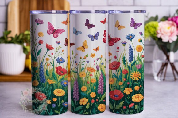 Wildflower Butterfly Field 20oz Tumbler Design Review