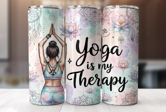 Yoga Therapy Pastel Lotus Tumbler Wrap Review